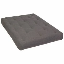 Deals โ๏ธ Wolf Premiere 75x54" Fabric Wrapped Coil Full Futon Mattress In Marmor Gray ๐งจ