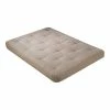 New ✨ Wolf Comfort Supreme 75x54" Fabric Full Futon Mattress In Khaki Duck Brown 👍