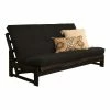 Outlet 👏 Kodiak Furniture High-density Foam Full-size Black Twill Fabric Futon Mattress ⌛