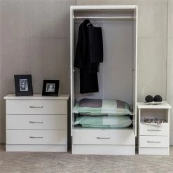 Deals 🔔 Herval Nevada Engineered Wood 2 Door Armoire In White ⌛ -Living Room Sales Shop 2547690 10 L