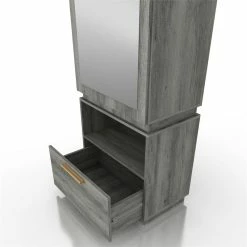 Top 10 🔥 Furniture Of America Jinx Wood 1-Drawer Armoire In Vintage Gray Oak ⌛ -Living Room Sales Shop 2552060 8 L