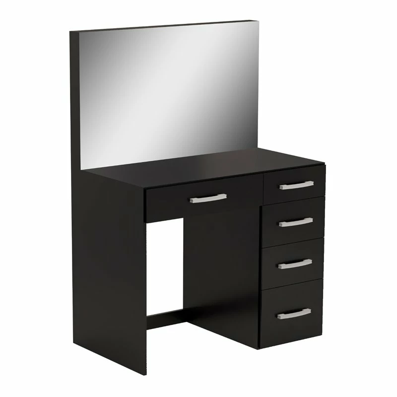 Budget ๐ Boahaus Matilda 5-Drawer Modern Wood ๐ Dressing Table With Mirror In Black ๐ฏ 3 Budget ๐ Boahaus Matilda 5-Drawer Modern Wood ๐ Dressing Table With Mirror In Black ๐ฏ
