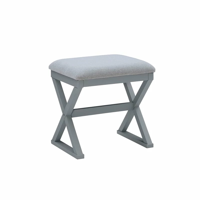 Deals ✔️ Linon Ashby Wood Bedroom Vanity In Gray ✨ 14 Deals ✔️ Linon Ashby Wood Bedroom Vanity In Gray ✨ - Image 12