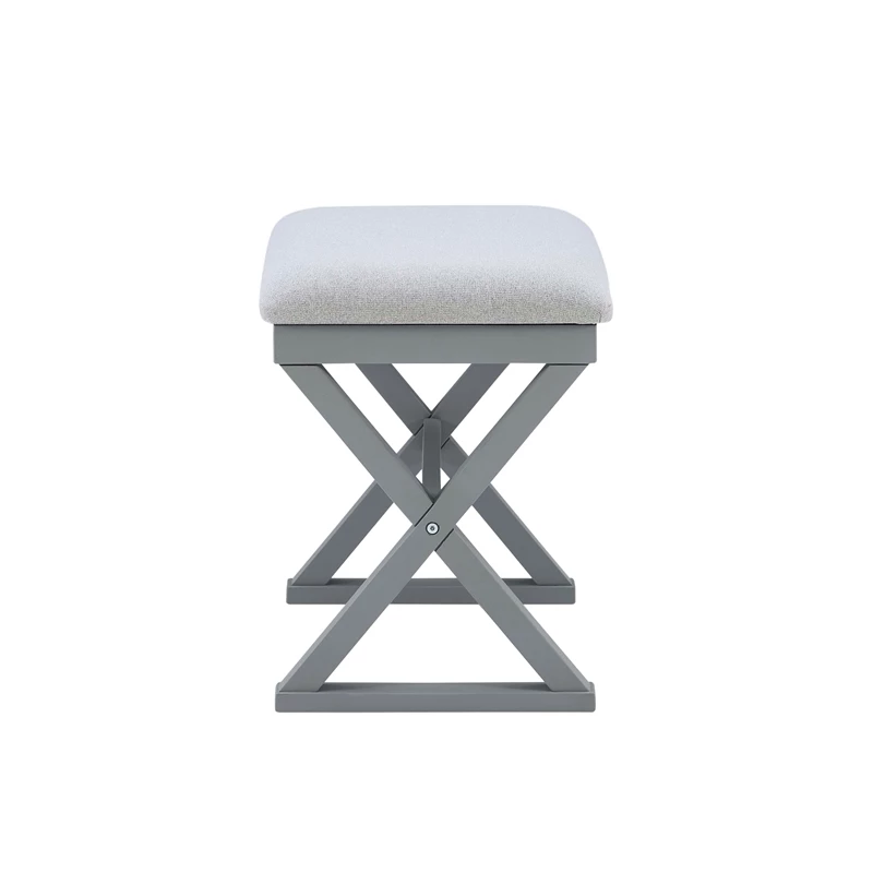 Deals ✔️ Linon Ashby Wood Bedroom Vanity In Gray ✨ 16 Deals ✔️ Linon Ashby Wood Bedroom Vanity In Gray ✨ - Image 14