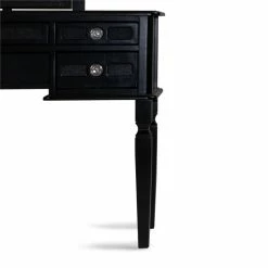 Hot Sale π Bowery Hill Wood Vanity Set With Stool And Mirror In Galaxy Black π 20 Hot Sale π Bowery Hill Wood Vanity Set With Stool And Mirror In Galaxy Black π -Living Room Sales Shop 2561462 10 L