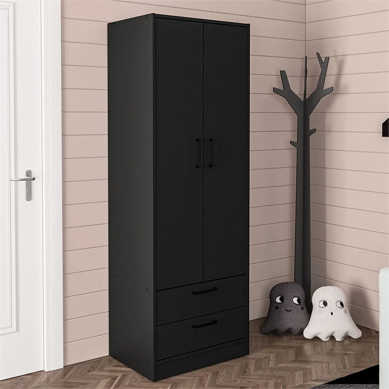 Coupon ๐งจ Boahaus Postdam Armoire (Black) ๐ 4 Coupon ๐งจ Boahaus Postdam Armoire (Black) ๐ - Image 2