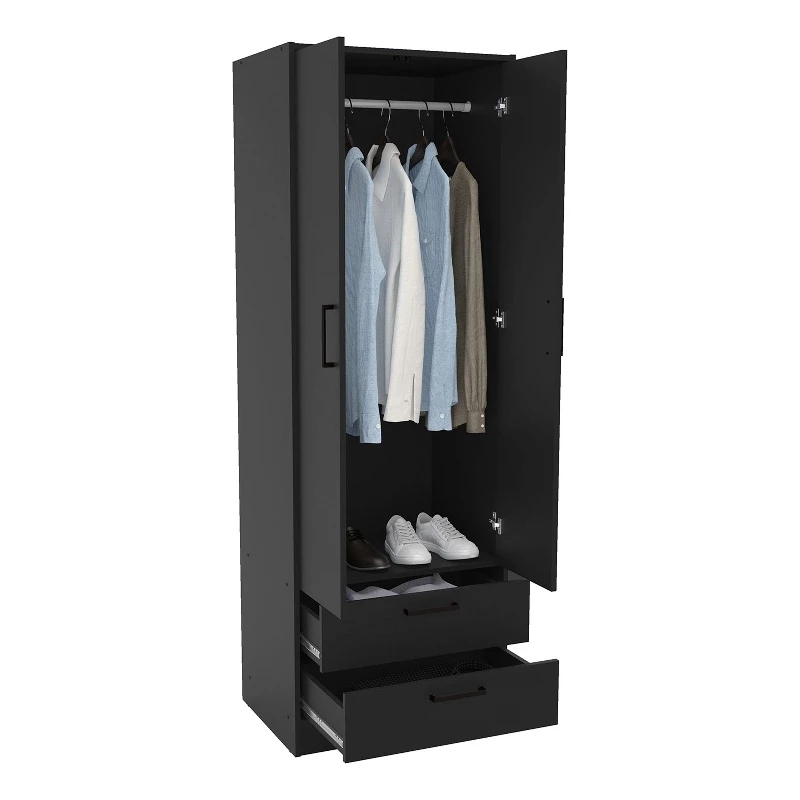 Coupon ๐งจ Boahaus Postdam Armoire (Black) ๐ 3 Coupon ๐งจ Boahaus Postdam Armoire (Black) ๐