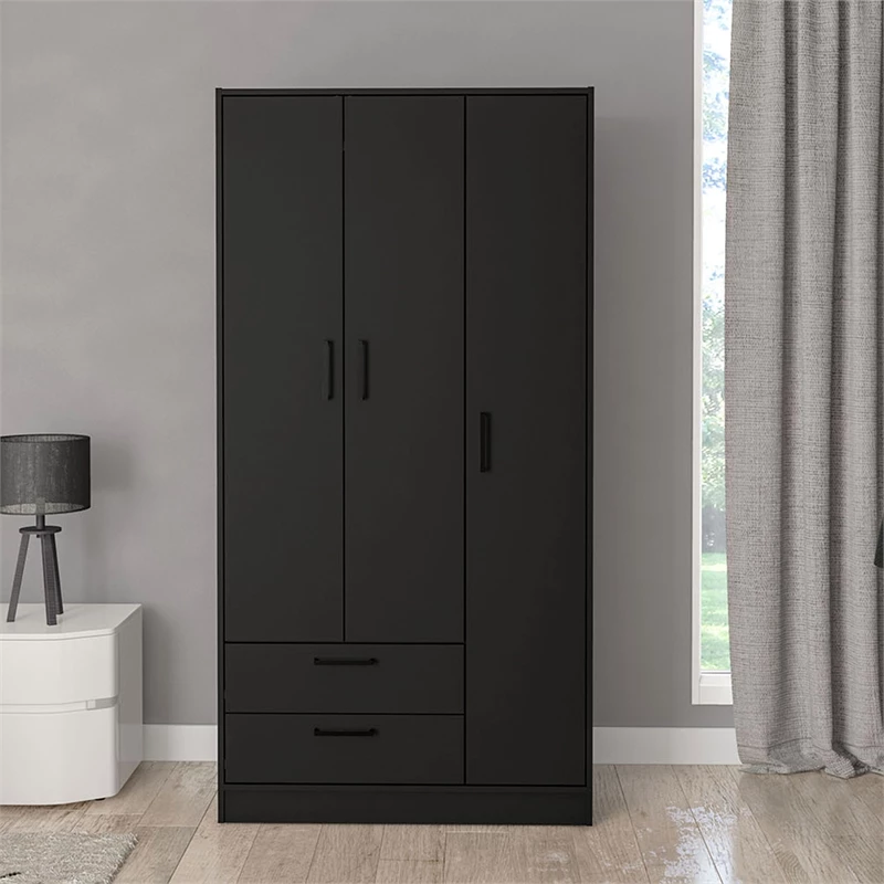 Hot Sale ๐ Boahaus Koblenz Armoire (Black) ๐ฏ 4 Hot Sale ๐ Boahaus Koblenz Armoire (Black) ๐ฏ - Image 2