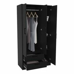 Hot Sale ๐ Boahaus Koblenz Armoire (Black) ๐ฏ