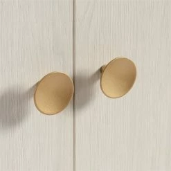 Promo ✔️ Sauder Dover Edge Engineered Wood Armoire In Glacier Oak Finish 🥰 -Living Room Sales Shop 2570421 6 L