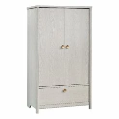 Promo โ๏ธ Sauder Dover Edge Engineered Wood Armoire In Glacier Oak Finish ๐ฅฐ