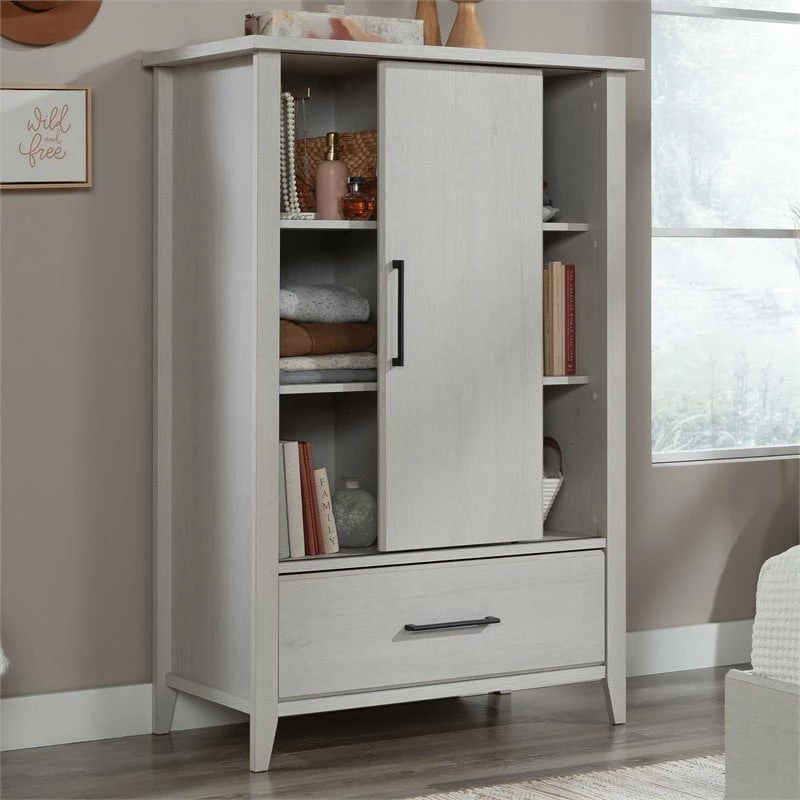 Flash Sale π Pemberly Row Engineered Wood Armoire With Sliding Door In Glacier Oak β 4 Flash Sale π Pemberly Row Engineered Wood Armoire With Sliding Door In Glacier Oak β - Image 2