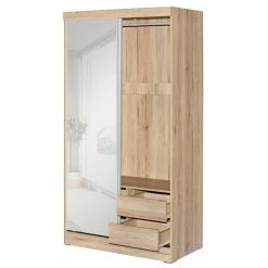 Best Sale π€© Better Home Products Mirror Wood Double Sliding Door Wardrobe White /Natural Oak π 13 Best Sale π€© Better Home Products Mirror Wood Double Sliding Door Wardrobe White /Natural Oak π -Living Room Sales Shop 2603320 13 L