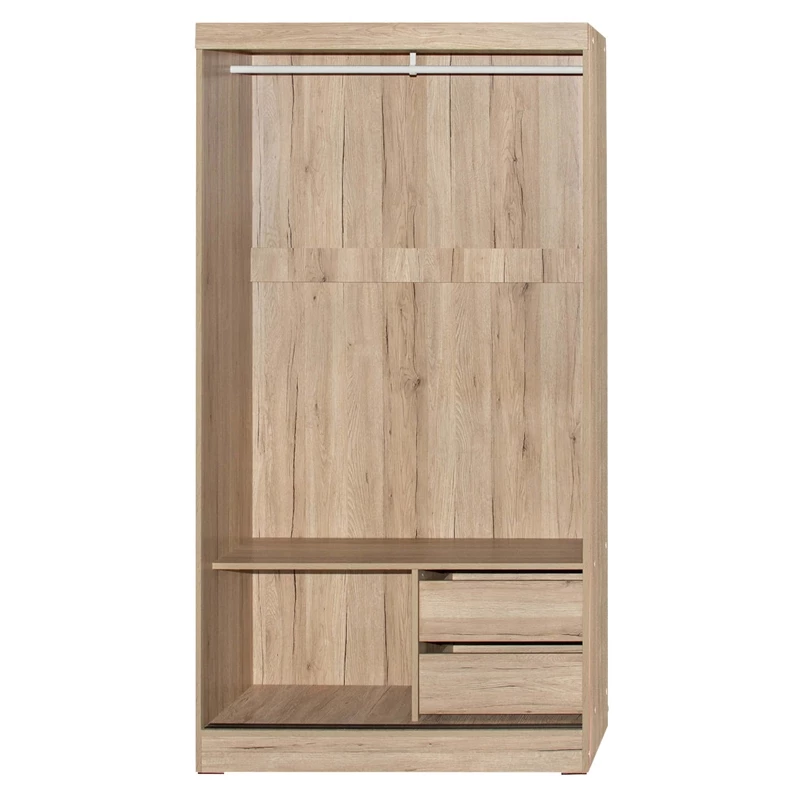 Budget π Better Home Products Modern Wood Double Sliding Door Wardrobe β€οΈ 7 Budget π Better Home Products Modern Wood Double Sliding Door Wardrobe β€οΈ - Image 5
