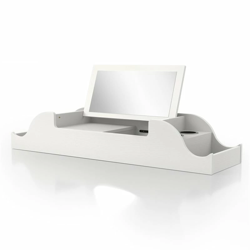 Promo ๐ Furniture Of America Elm Wood Wall Mounted Makeup Vanity In White ๐ 13 Promo ๐ Furniture Of America Elm Wood Wall Mounted Makeup Vanity In White ๐ - Image 11