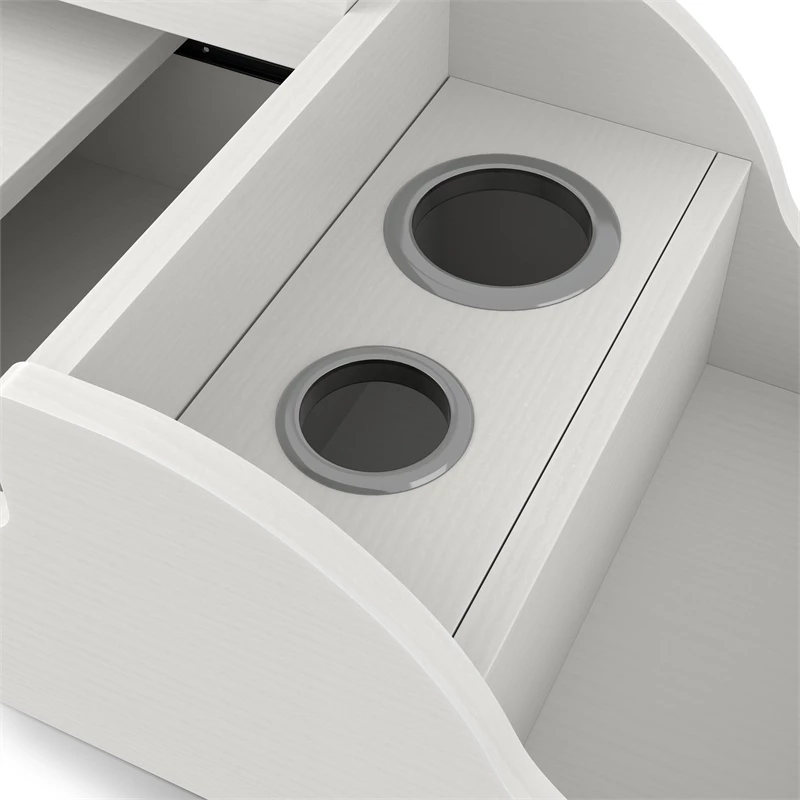 Promo ๐ Furniture Of America Elm Wood Wall Mounted Makeup Vanity In White ๐ 7 Promo ๐ Furniture Of America Elm Wood Wall Mounted Makeup Vanity In White ๐ - Image 5