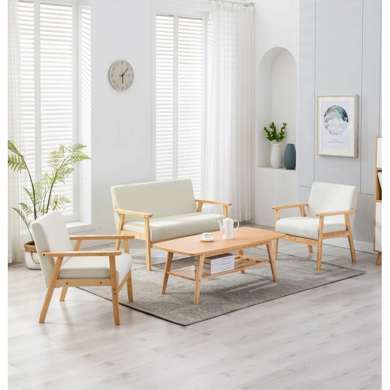 Best reviews of ๐ Lilola Home Bahamas Coffee Table Beige Linen Fabric Loveseat And 2 Chair Set ๐งจ 6 Best reviews of ๐ Lilola Home Bahamas Coffee Table Beige Linen Fabric Loveseat And 2 Chair Set ๐งจ - Image 4