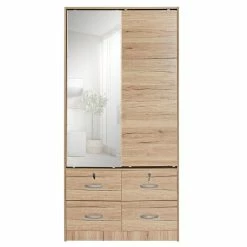 Buy π Pemberly Row Double Sliding Door Armoire With Mirror In Natural Oak βοΈ 12 Buy π Pemberly Row Double Sliding Door Armoire With Mirror In Natural Oak βοΈ -Living Room Sales Shop 2637886 1 L