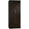 Wholesale 👍 Bowery Hill Metal Wardrobe Armoire With Garment Rod In Dakota Oak 😍 2 Wholesale 👍 Bowery Hill Metal Wardrobe Armoire With Garment Rod In Dakota Oak 😍 -Living Room Sales Shop 2637918 L