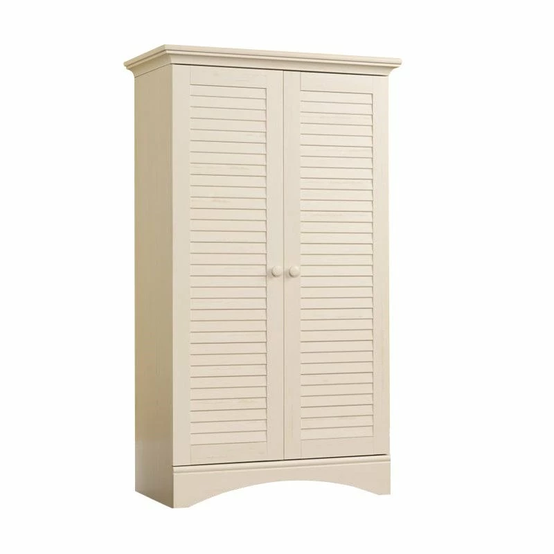 Buy π Bowery Hill Wooden Storage Cabinet With 4 Adjustable Shelves In Antique White π₯° 3 Buy π Bowery Hill Wooden Storage Cabinet With 4 Adjustable Shelves In Antique White π₯°
