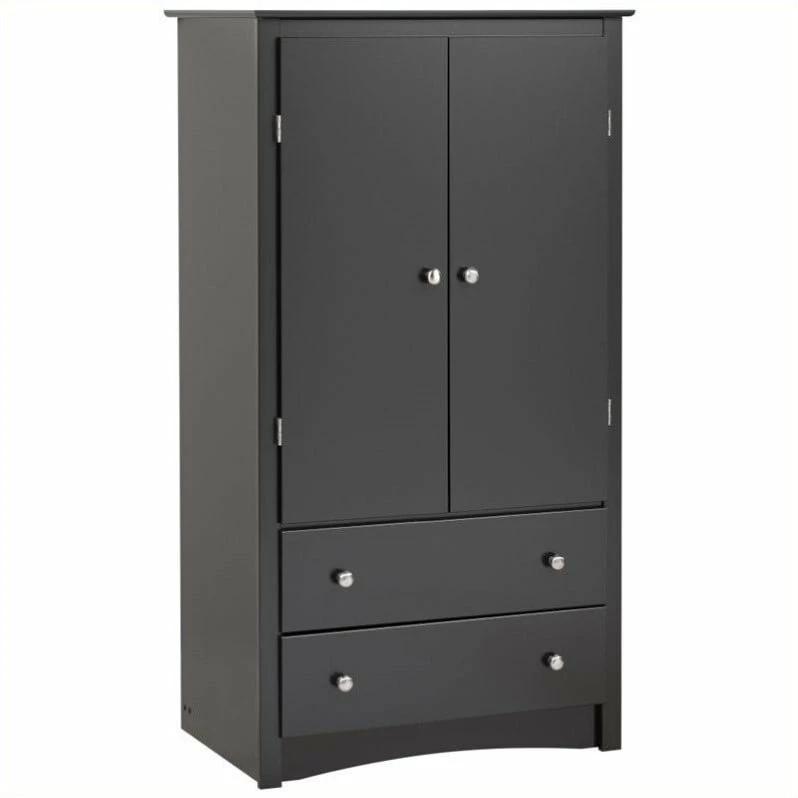 New π Prepac Sonoma Black Wardrobe Armoire π€© 3 New π Prepac Sonoma Black Wardrobe Armoire π€©