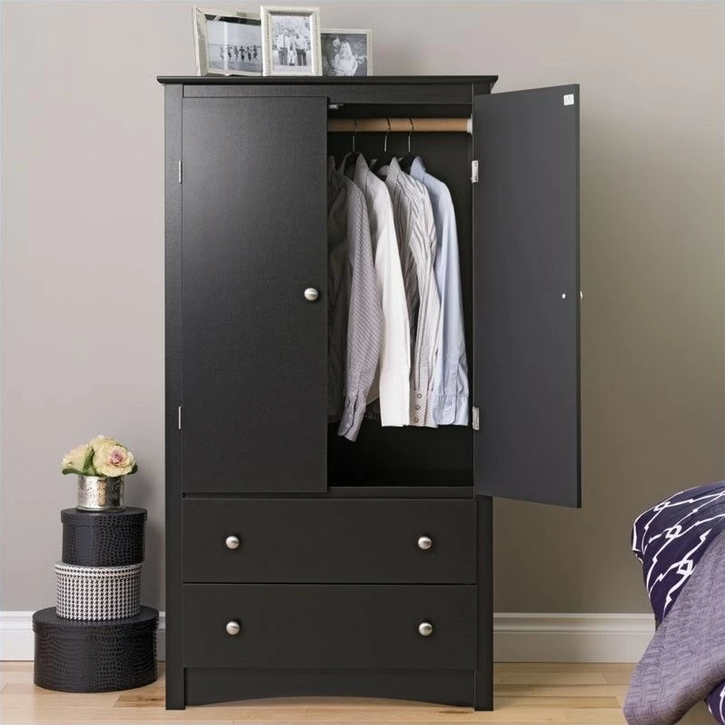 New π Prepac Sonoma Black Wardrobe Armoire π€© 7 New π Prepac Sonoma Black Wardrobe Armoire π€© - Image 5