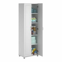 Promo π₯° Ameriwood Home SystemBuild Kendall 24" Cabinet In White Aquaseal π―