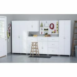 Promo 🥰 Ameriwood Home SystemBuild Kendall 24" Cabinet In White Aquaseal 💯 -Living Room Sales Shop 435589 8 L