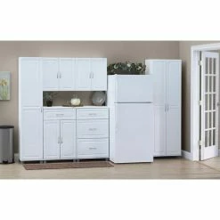 Promo 🥰 Ameriwood Home SystemBuild Kendall 24" Cabinet In White Aquaseal 💯 -Living Room Sales Shop 435589 9 L