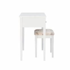 Budget π Linon Butterfly Wood Vanity And Stool In White π 26 Budget π Linon Butterfly Wood Vanity And Stool In White π -Living Room Sales Shop 438819 14 L
