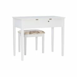 Budget π Linon Butterfly Wood Vanity And Stool In White π 27 Budget π Linon Butterfly Wood Vanity And Stool In White π -Living Room Sales Shop 438819 15 L