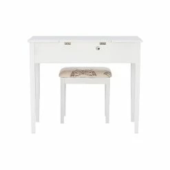 Budget π Linon Butterfly Wood Vanity And Stool In White π 28 Budget π Linon Butterfly Wood Vanity And Stool In White π -Living Room Sales Shop 438819 16 L