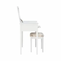 Budget π Linon Butterfly Wood Vanity And Stool In White π 31 Budget π Linon Butterfly Wood Vanity And Stool In White π -Living Room Sales Shop 438819 20 L