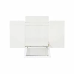 Budget π Linon Butterfly Wood Vanity And Stool In White π 32 Budget π Linon Butterfly Wood Vanity And Stool In White π -Living Room Sales Shop 438819 21 L