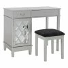 Coupon ๐ Linon Lattice Bedroom Vanity Set In Silver Gray ๐ 2 Coupon ๐ Linon Lattice Bedroom Vanity Set In Silver Gray ๐ -Living Room Sales Shop 497352 497385 L