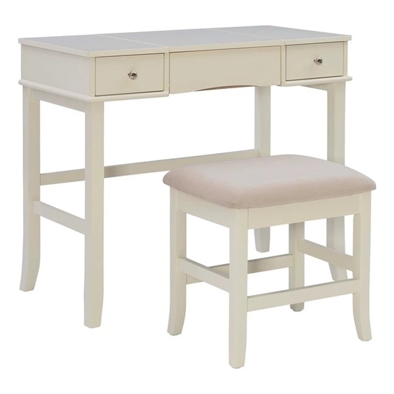Best reviews of ✨ Linon Jackson Wood Bedroom Vanity Set In Cream ⌛ 3 Best reviews of ✨ Linon Jackson Wood Bedroom Vanity Set In Cream ⌛