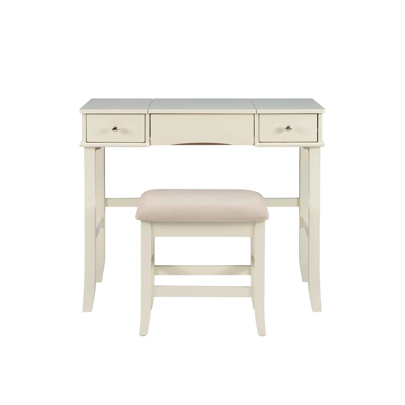 Best reviews of ✨ Linon Jackson Wood Bedroom Vanity Set In Cream ⌛ 8 Best reviews of ✨ Linon Jackson Wood Bedroom Vanity Set In Cream ⌛ - Image 6