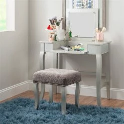 Top 10 โค๏ธ Linon Harper Wood Bedroom Vanity Set In Silver ๐ 34 Top 10 โค๏ธ Linon Harper Wood Bedroom Vanity Set In Silver ๐ -Living Room Sales Shop 638327 37 L