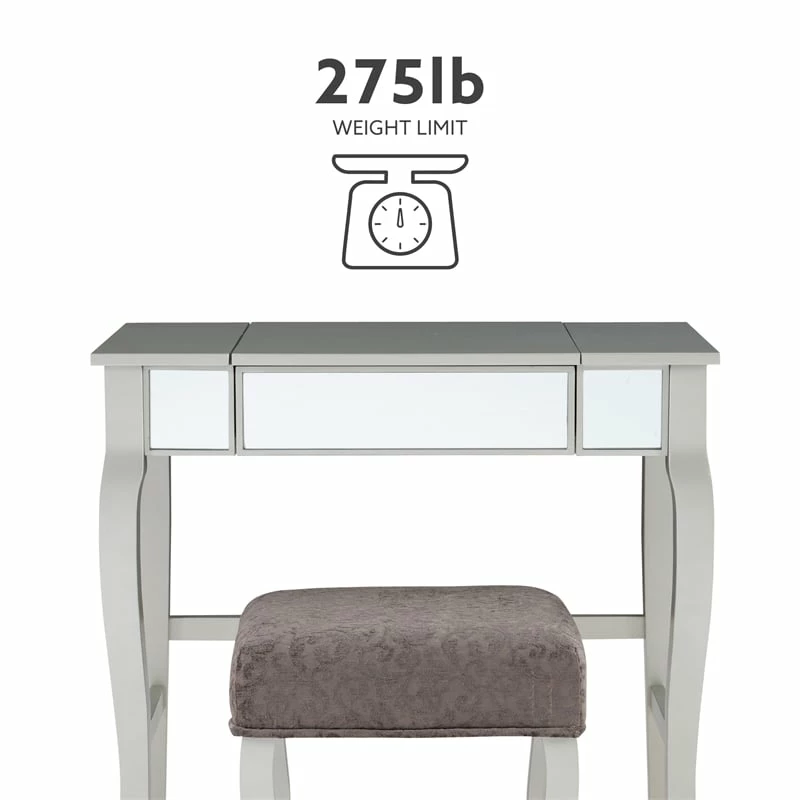 Top 10 โค๏ธ Linon Harper Wood Bedroom Vanity Set In Silver ๐ 22 Top 10 โค๏ธ Linon Harper Wood Bedroom Vanity Set In Silver ๐ - Image 20