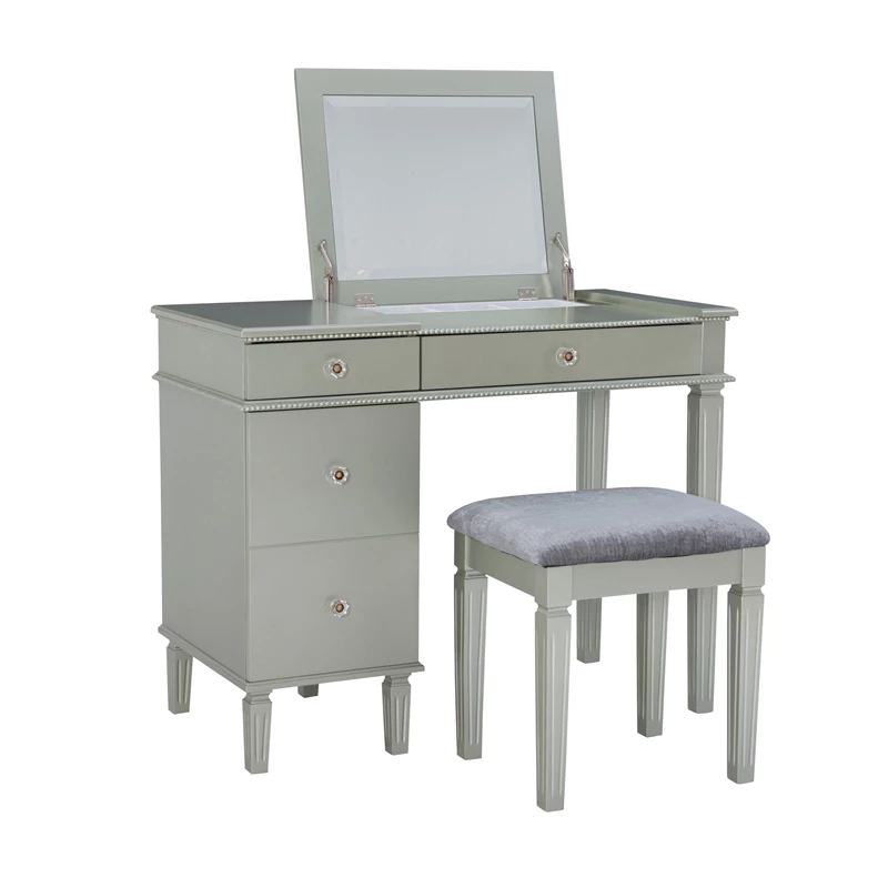 Cheapest π Linon Alexandria Wood Vanity Set In Silver π 10 Cheapest π Linon Alexandria Wood Vanity Set In Silver π - Image 8