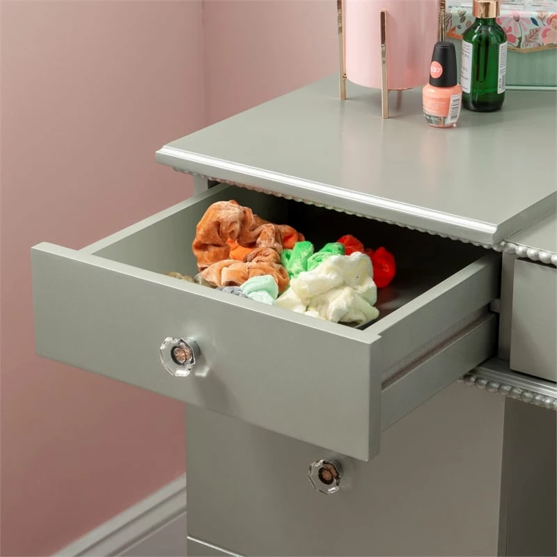 Cheapest π Linon Alexandria Wood Vanity Set In Silver π 21 Cheapest π Linon Alexandria Wood Vanity Set In Silver π - Image 19