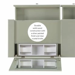 Cheapest π Linon Alexandria Wood Vanity Set In Silver π 57 Cheapest π Linon Alexandria Wood Vanity Set In Silver π -Living Room Sales Shop 638329 37 L