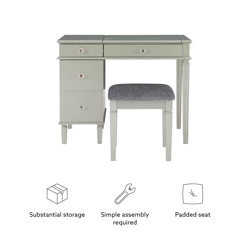 Cheapest π Linon Alexandria Wood Vanity Set In Silver π 30 Cheapest π Linon Alexandria Wood Vanity Set In Silver π - Image 28